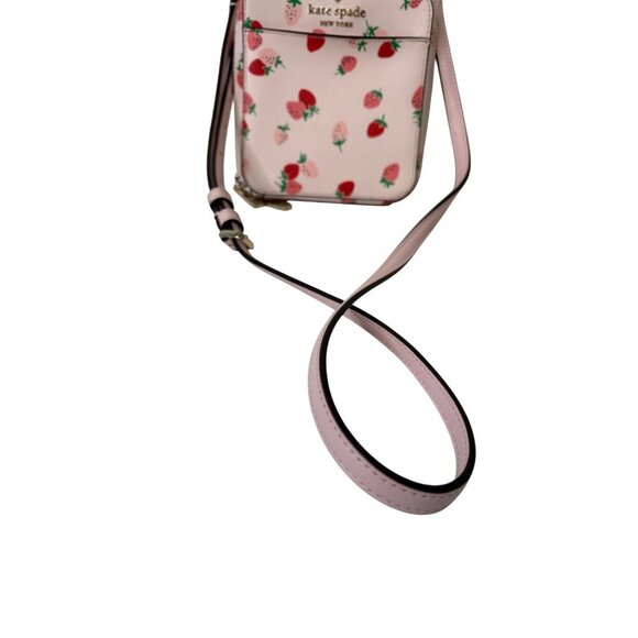 Kate Spade New York Staci Daisy Wild Strawberries Vanity Crossbody Purse - Picture 3 of 12
